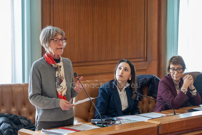 L'intervento di Lisetta Bidoni (foto S.Novellu)