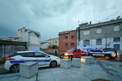 Polizia Locale e Vigili del fuoco (foto S.Novellu)