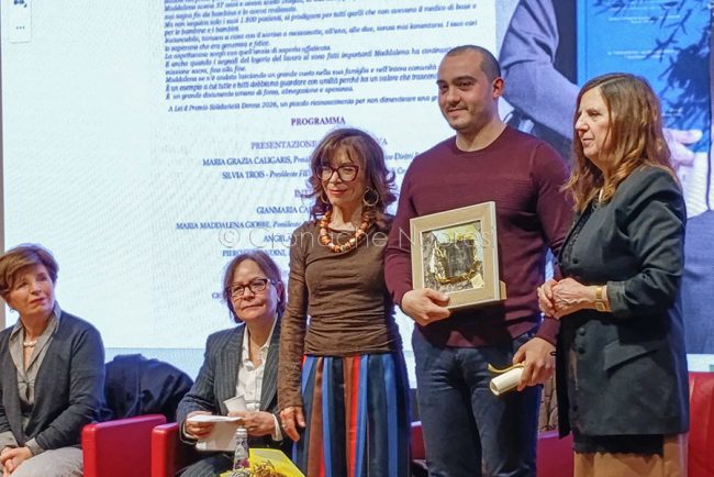 Premio Solidarieta' Donna 2026 a Maddalena Carta (foto P.Camedda)