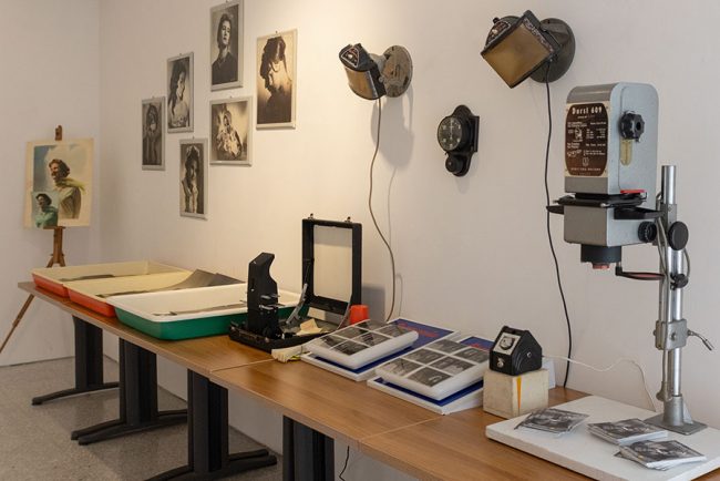 Ricostruzione della camera oscura di Goffredo Guiso