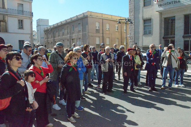 25 Aprile. Manifestazione in piazza Italia (foto Nieddu)