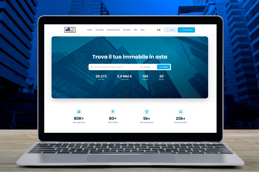 Aste Florio lancia la piattaforma di aste giudiziarie online che rende accessibile l’intero mercato delle aste immobiliari in Italia