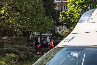 I soccorsi alla vittima (foto S.Novellu)