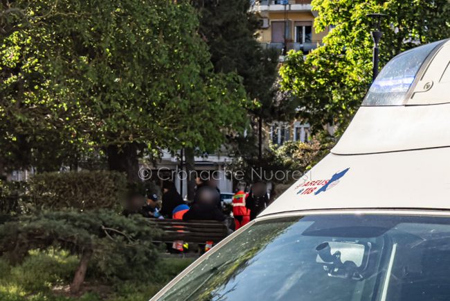 I soccorsi alla vittima (foto S.Novellu)