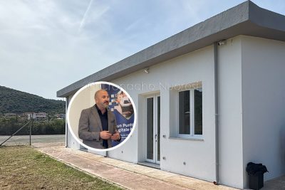 Il caseggiato di Sas Murtas, e nel riquadro S.Cocco
