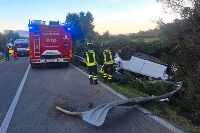 La scena dell'incidente
