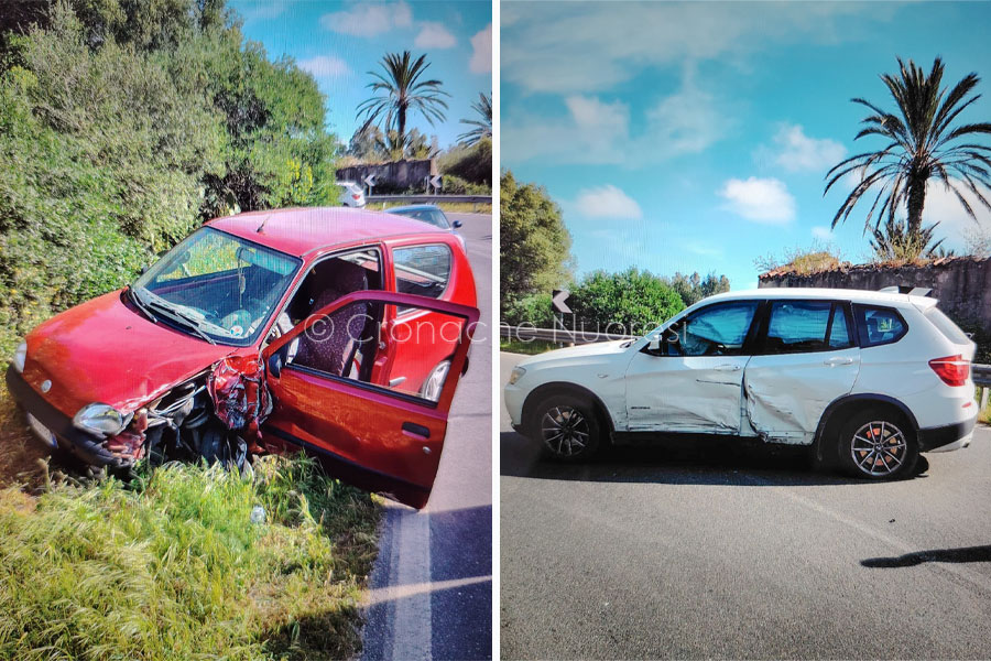 Orosei. Un’invasione di corsia e lo schianto: due feriti in codice rosso