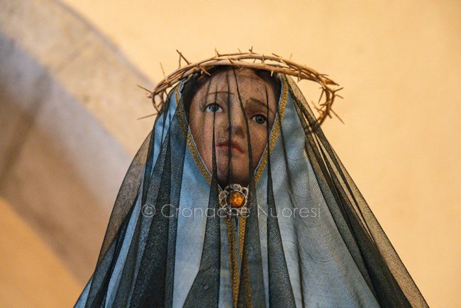 Sennariolo, il simulacro della Madonna (foto S.Novellu)