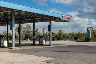 Un distributore di carburante (foto S.Novellu)