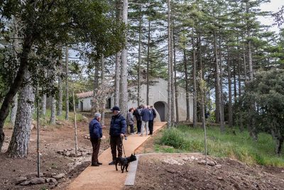 Il nuovo sentiero sul monte Ortobene (foto S.Novellu)