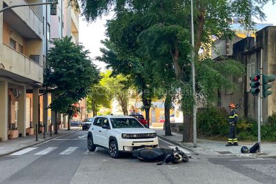 La scena dell'incidente