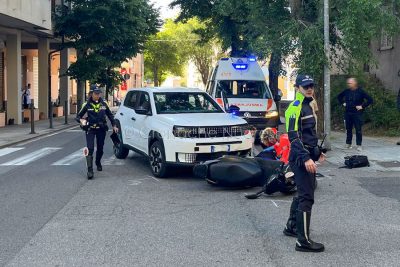 La scena dell'incidente