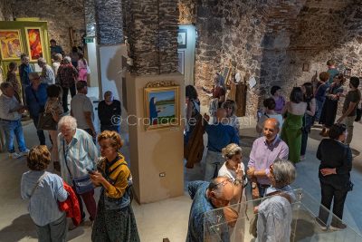 Orosei, inaugurazione della mostra d'arte (foto S.Novellu)