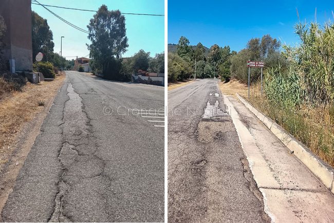 Due scorci della Strada Provinciale 24 bis