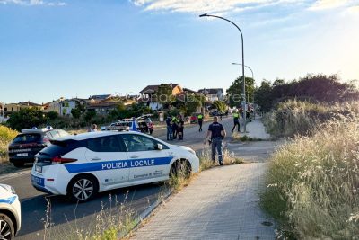 La scena dell'incidente (foto S.Novellu)