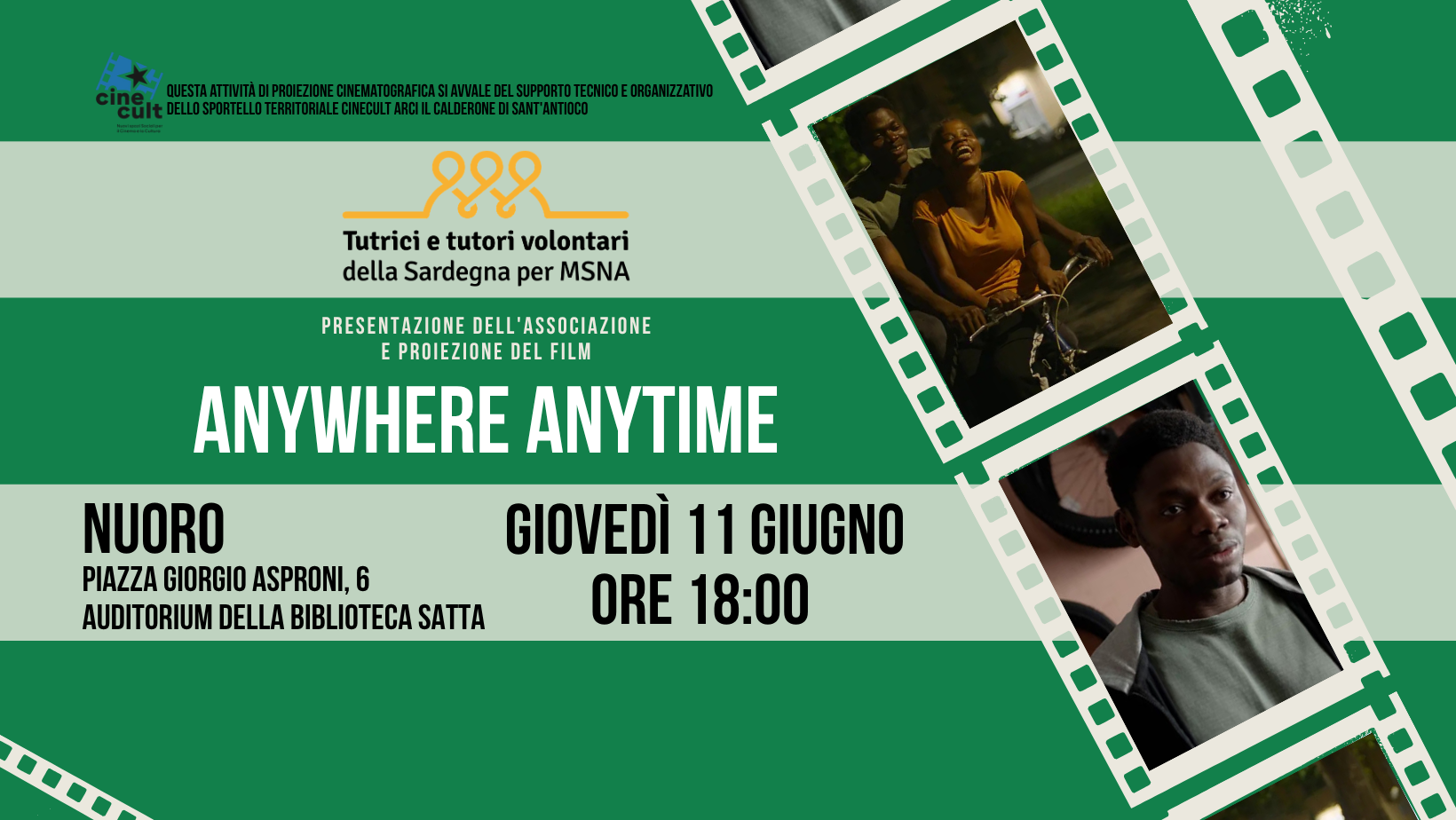 “Anywhere Anytime” a Nuoro per raccontare il ruolo dei tutori dei minori stranieri