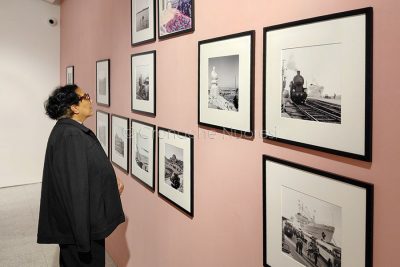 Un momento della mostra di Yan (foto V.Piras)