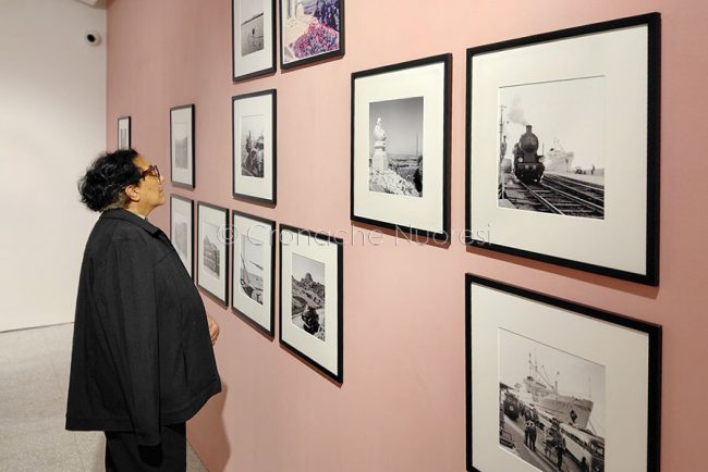 Un momento della mostra di Yan (foto V.Piras)