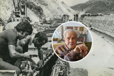 Costruzione di un viadotto sulla 131 DCN e l'ing. Maccioni