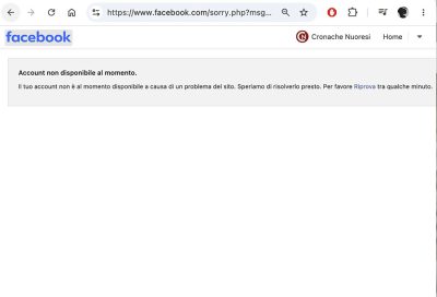 Facebook in down