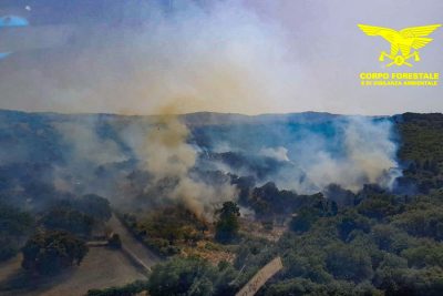 Incendio a Santu Lussurgiu