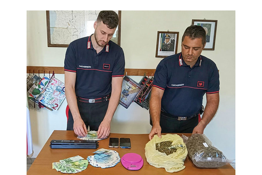 In casa marijuana, cocaina e 9mila euro in contanti: 31enne arrestato