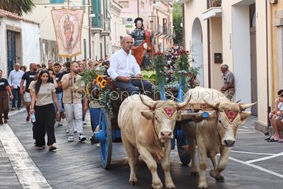 Un momento della processione per San Giacomo (foto S.Novellu)