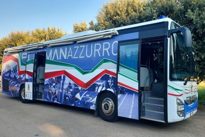 Il Pullman Azzurro della Polizia