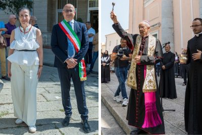 Alessandra Todde, Emiliano Fenu e monsignor Mura