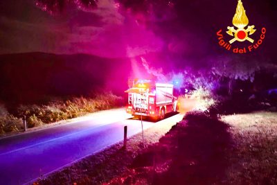 Notte di fuoco a Arzana