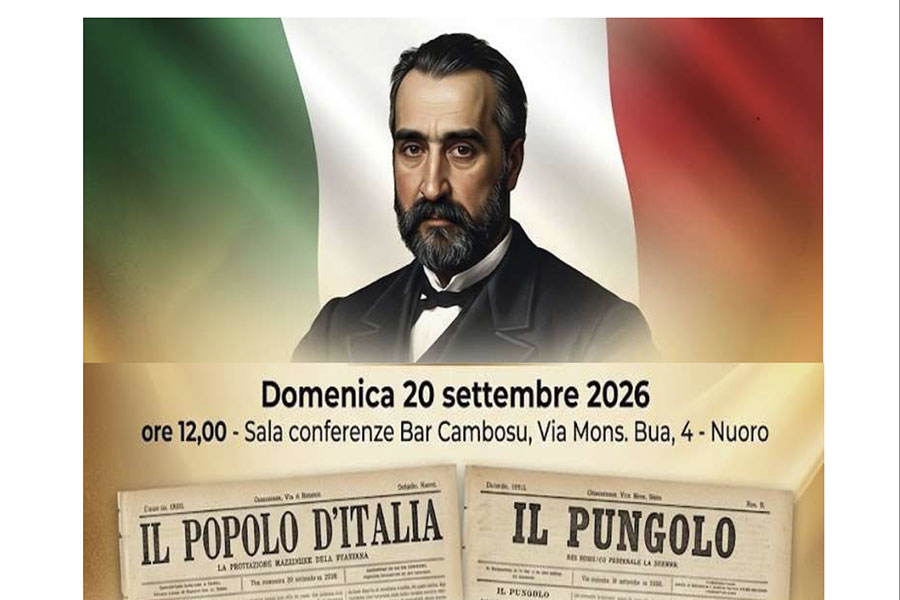 Giorgio Asproni e il giornalismo: un convegno a Nuoro per il XX Settembre