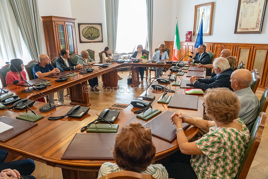 Cerimonia di consegna delle Medaglie al valore (foto S.Novellu)