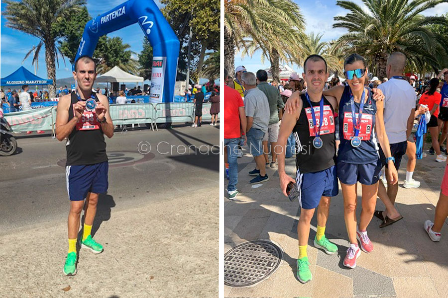 Galtellì. Impresa di Salvatore Corraine alla mezza maratona di Alghero