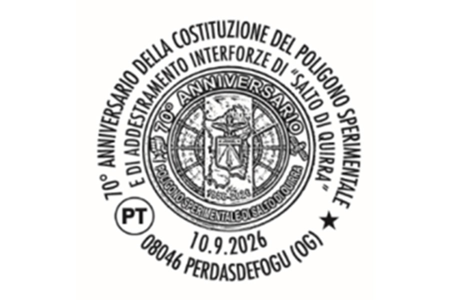 Poste Italiane: annullo speciale per il poligono di Salto di Quirra