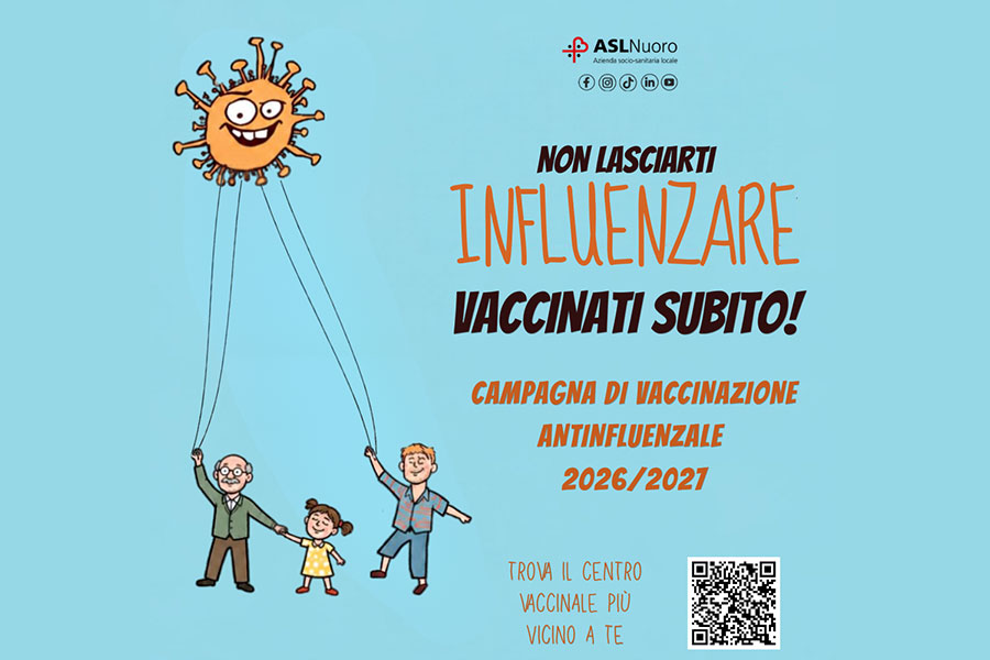 Sanità: al via nel Nuorese la campagna di vaccinazione antinfluenzale