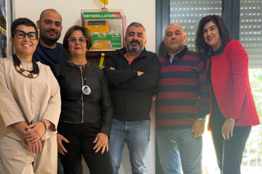Il defibrillatore entra negli uffici Coldiretti per la sicurezza di tutti