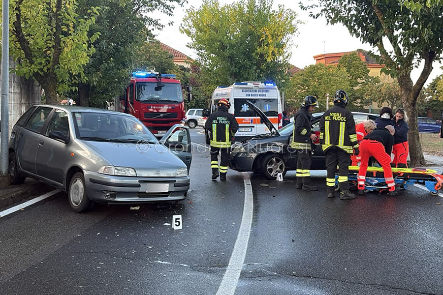 Nuoro. Violento impatto all’altezza dell’elisoccorso: due ferite in via Biscollai