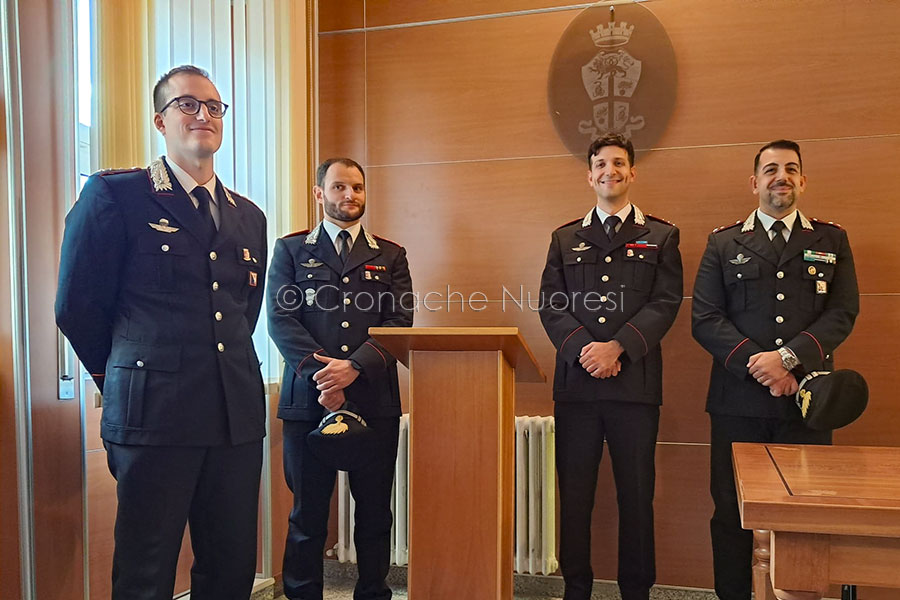 Nuovi volti e la solita sfida: l’Arma rinnova i vertici a Nuoro, Ogliastra e Nucleo Investigativo