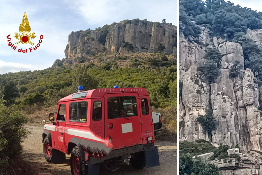 Caprette bloccate da giorni in montagna: le salvano i vigili del fuoco