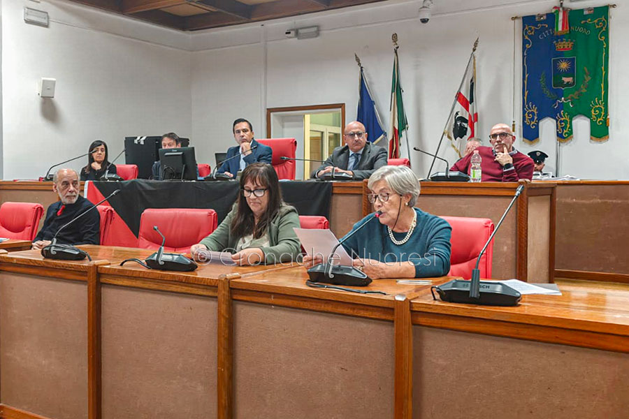 La rappresentante del Rione Santu Predu (foto S.Meloni)