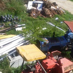 La discarica nel centro di Siniscola