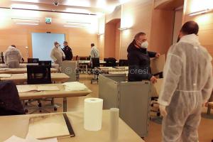 Bitti, La Soprintendenza Archivistica della Sardegna mette al sicuro i registri danneggiati dal fango