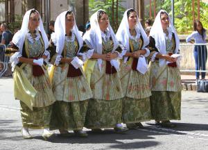 Redentore 2018, sfilata degli abiti tradizionali (foto A.Lauria - © Cronache Nuoresi)