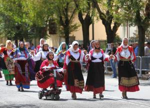 Redentore 2018, sfilata degli abiti tradizionali (foto A.Lauria - © Cronache Nuoresi)