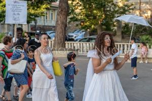 Nuoro, Marcia della maturità maschile e femminile (foto S.Novellu)