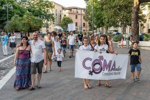 Nuoro, Marcia della maturità maschile e femminile (foto S.Novellu)