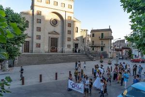 Nuoro, Marcia della maturità maschile e femminile (foto S.Novellu)
