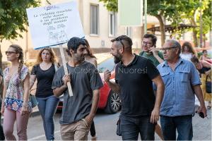 Nuoro, Marcia della maturità maschile e femminile (foto S.Novellu)