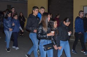 Fonni, fiaccolata per le quattro giovani vittime dell'incidente (foto Nieddu) 16