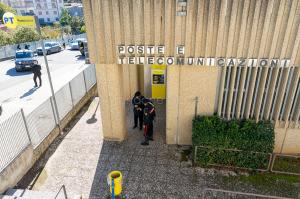 Fonni, rapina alle poste con sparatoria (foto S.Novellu)